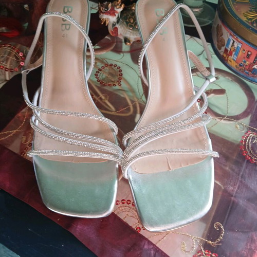 BSB Sandals New, Size 40, Silver