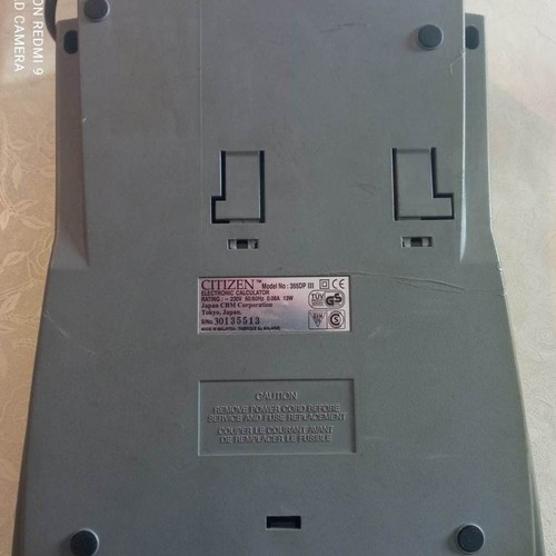 Citizen 355DP III paper calculator used in very good condition