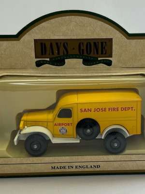 Lledo 1986 Dodge 4x4 San Jose Fire Dept 1942 καινούργιο