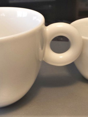 Κούπες illy για Cappuccino και Espresso μεταχειρισμένες, 2 εξάδες