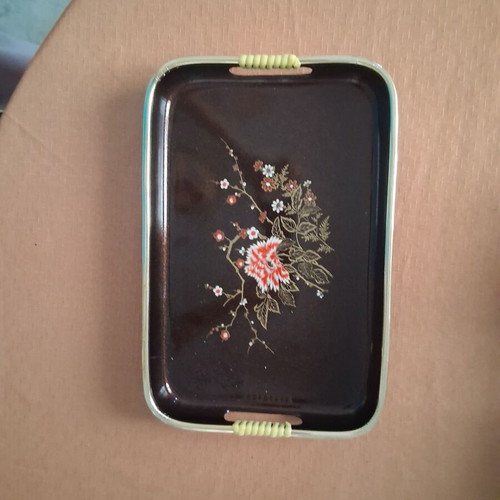 Vintage plastic tray set, made in Japan