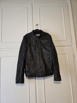 Vainas Leather Jacket Brown New, Slim Fit, Size L