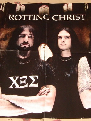 Αφίσα Rotting Christ / Slipknot σαν καινούργιο διπλής όψης 76x55