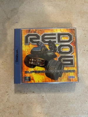 Red Dog SEGA Dreamcast μεταχειρισμένο, ταλαιπωρημένη θήκη, αγγλικό πλήρες