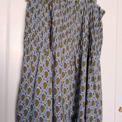Summer airy dress like new, sizes M and L, gray and green