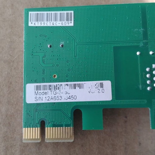 TP Link TG-3468 V2.0 Gigabit PCI-E Network Adapter Card like new