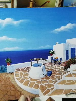 Πίνακας φωτογραφίας 50x70 καινούργιος χωρίς κορνίζα με σαγρέ λεπτομέρειες