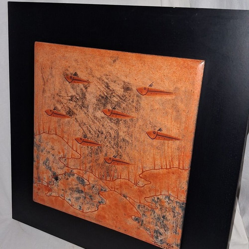 Sea Composition Ceramic Wall Art by Kostas Panaretos like new