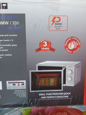Φούρνος μικροκυμάτων Morris KB0209MW Inox 20lt, αχρησιμοποίητος