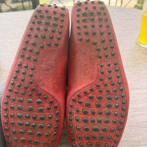Tod’s loafer used, red, size 43