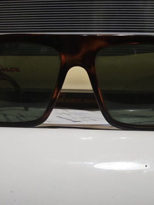 Polaroid 8972 C sunglasses used, vintage 1986 flat top design