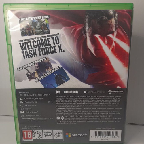 Suicide Squad Xbox Series X English edition like new