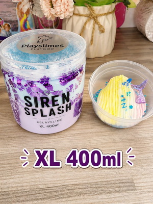 Slime XL 400ml Siren Splash handmade, like new