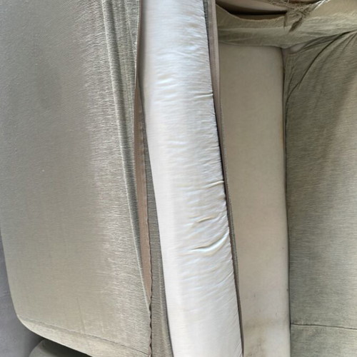 3-seater sofa used with wear on arms and cushions