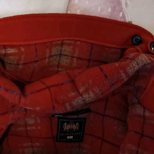 Gloverall Montgomery coat used red unisex kids 140 cm