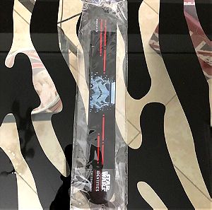 STAR WARS DARTH VADER SLAP BRACELET and 8 inches RULER from SW IDENTITIES EXHIBITION new never used