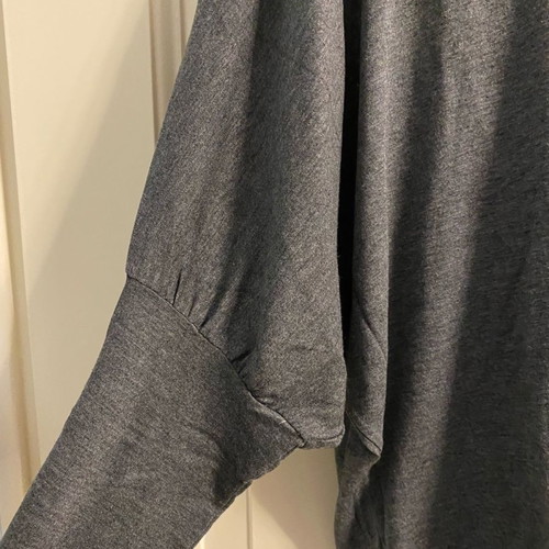 Garantie blouse batwing style XL used, gray
