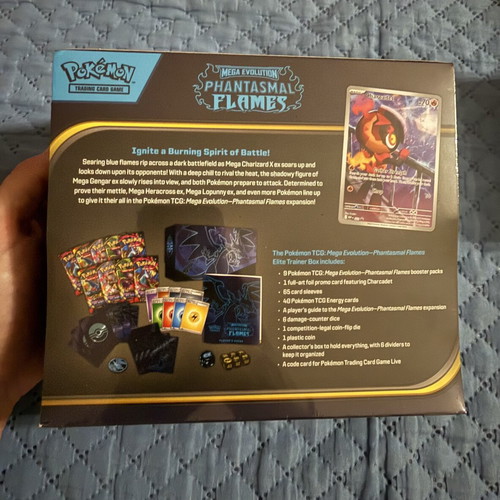 Phantasmal Flames Elite Trainer Box sealed, excellent condition