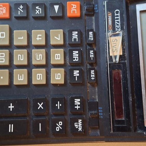 Citizen calculator, authentic, made in Japan