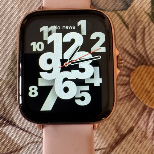 TurboX Smartwatch Tempus S II HR pair like new, pink and black