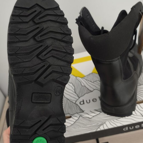 Duetto boots waterproof with zipper, new, size 44, black