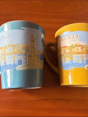 Mugs used, set of 2 pieces
