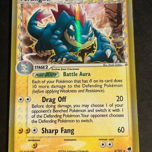Feraligatr δ Delta Species EX Dragon Frontiers Pokémon card