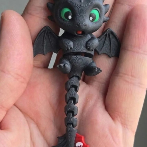 Set of 3 dragon keychains new, unique and durable