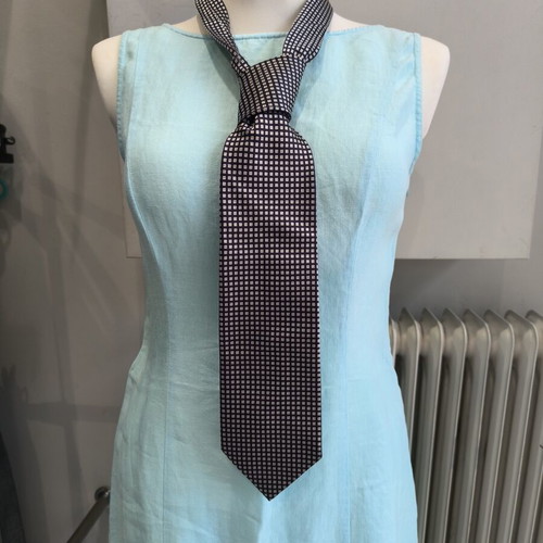 Cerruti 1881 Silk Tie like new, black and white