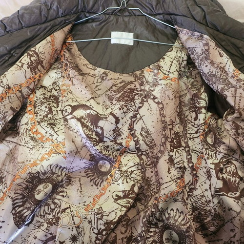 Women's brown iridescent jacket size L like new