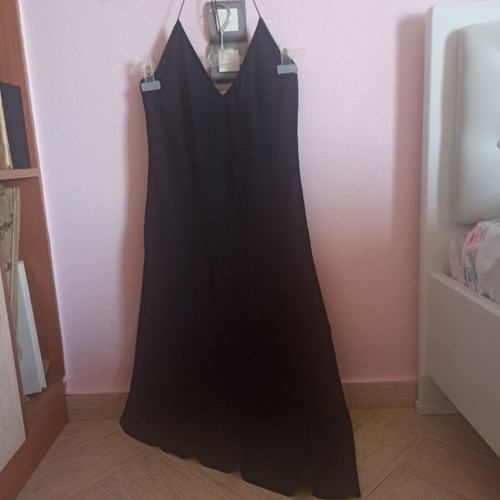 Sisley women's dress black small like new, open back