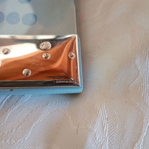 Laminato AG photo frame with silver layer like new, size 14.5x13