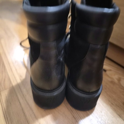 Stuart Weitzman Chalet Lug Suede and Leather Hiker Boots like new, size 40