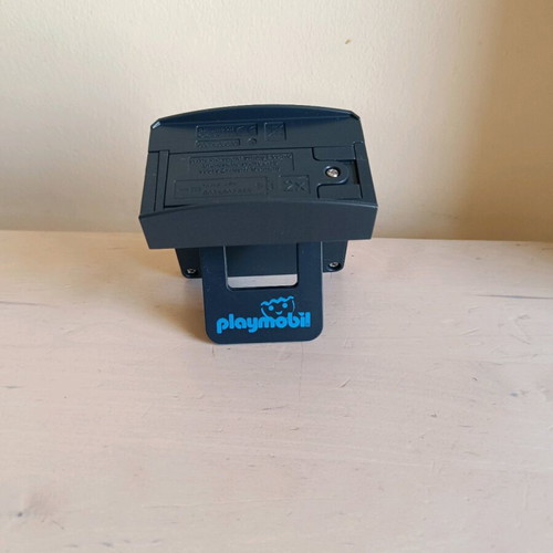 Playmobil clock used, works complete with batteries