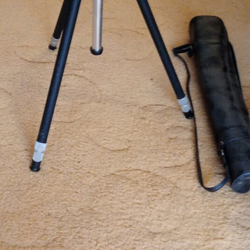 Camera tripod used with case