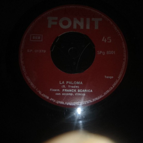 Franco Scarcia La Violetera - La Paloma vinyl used, Latin