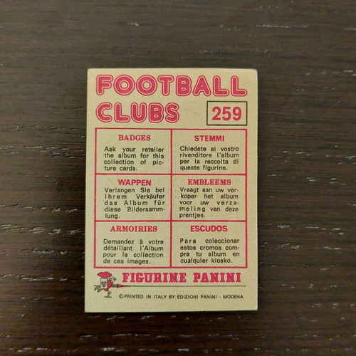 Rangers Scotland Panini rare stickers 1975 like new