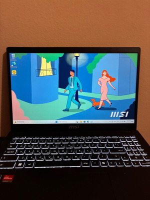 Laptop MSI Modern 17 B7M σαν καινούργιο, AMD Ryzen, 16GB RAM, 128GB SSD