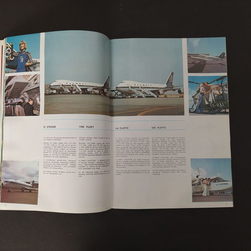 Magazine "Your Air Companion" Olympic Airways 1979 like new