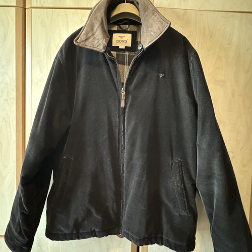 Dors men's jacket size L like new, black, warm winter coat