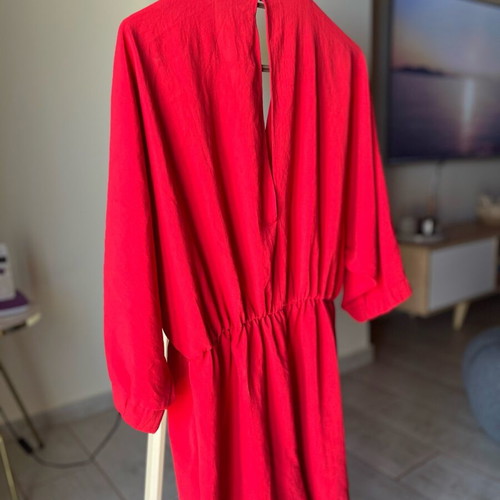 Zara one-piece shorts size M like new, red