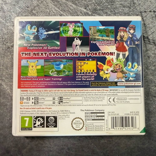 Nintendo 3DS Pokemon Y Original Case used without game