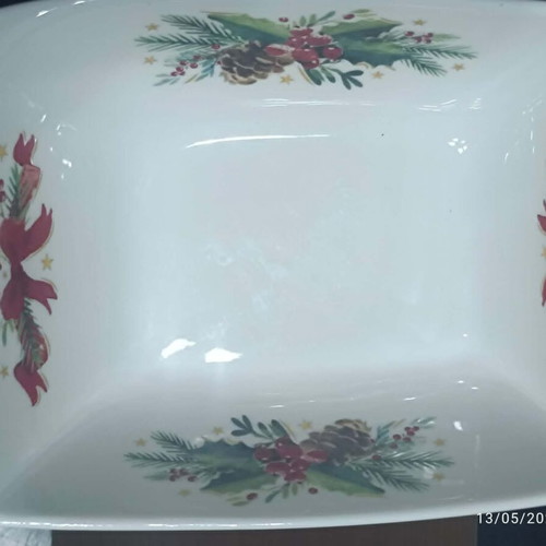 Cryspo Trio Noel Christmas serving set, brand new