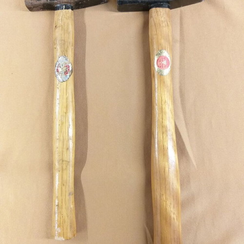 Old hammers used, pair