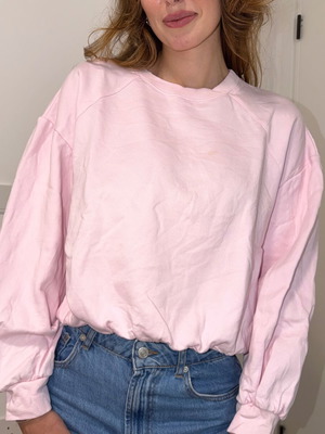 Zara pink sweatshirt used, size S