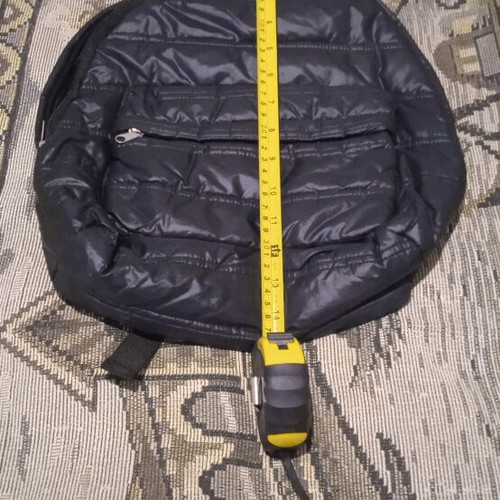Women's backpack bag used, black
