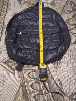 Women's backpack bag used, black