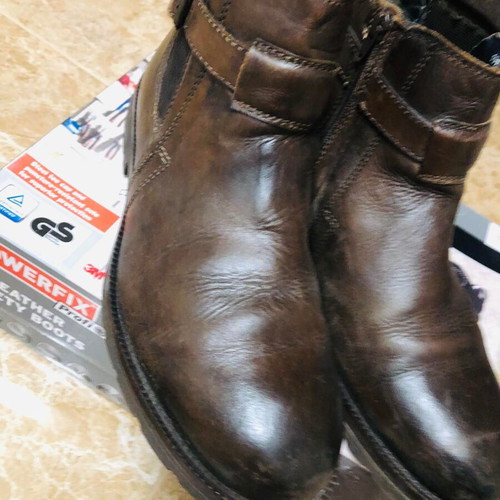 Canguro ankle boots used, size 43, brown leather