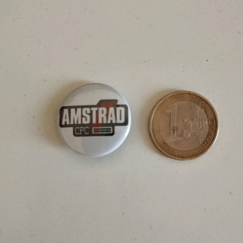 Amstrad CPC pin new, 1 inch 25mm