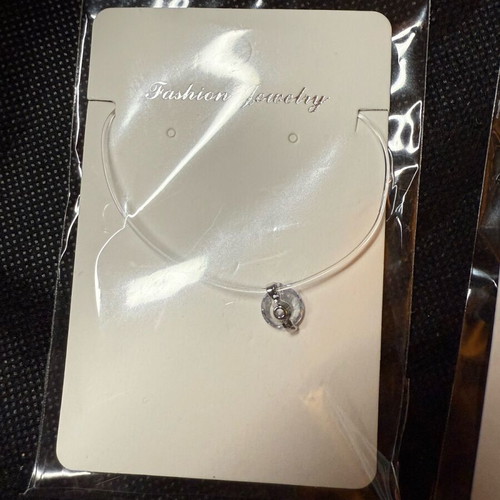 Necklace set new, silver